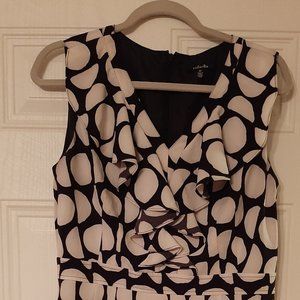 Rafella ruffled collar dress